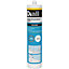 Diall Mould resistant White Kitchen & bathroom Silicone-based Sanitary sealant, 300ml