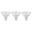 Diall MR16 GU5.3 5W 345lm Reflector Warm white LED Light bulb, Pack of 3