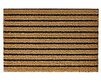 Diall Natural Ribbed Door mat, 60cm x 40cm