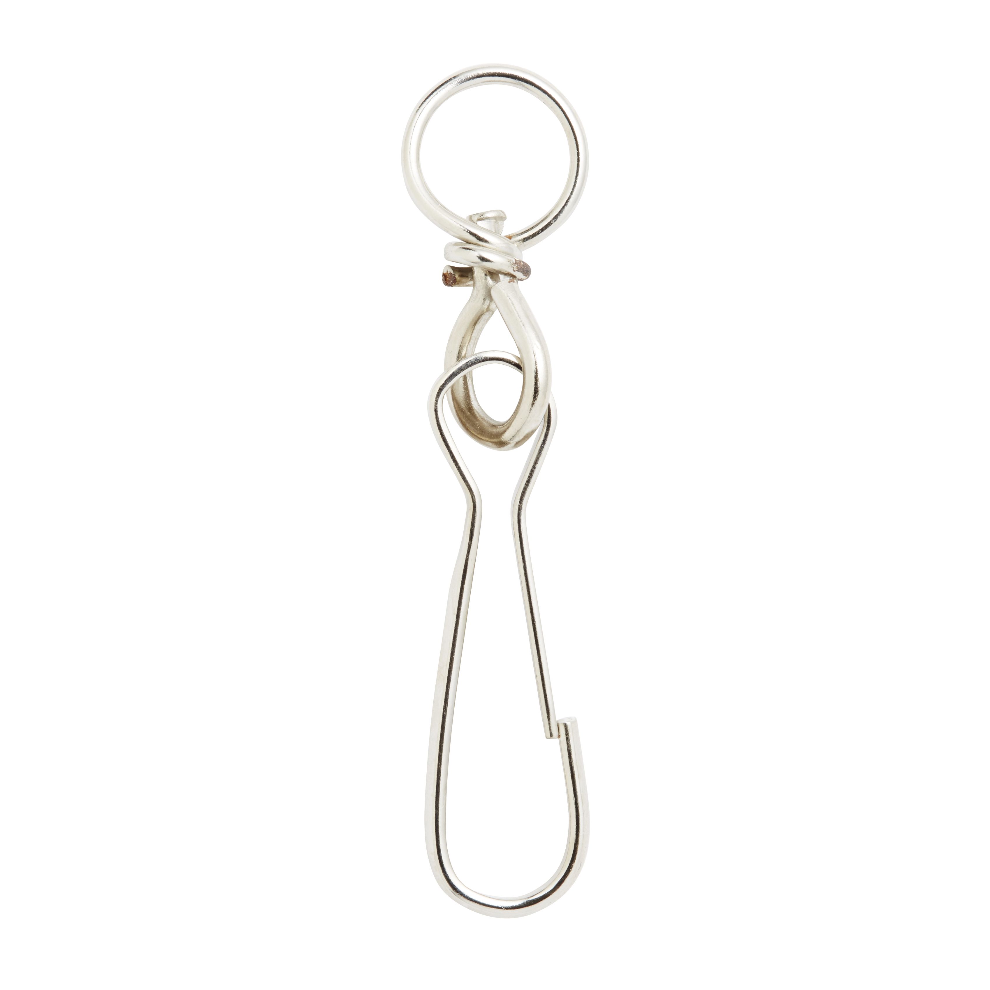 Diall Nickel-plated Steel Swivel snap hook (L)60mm, Pack of 2