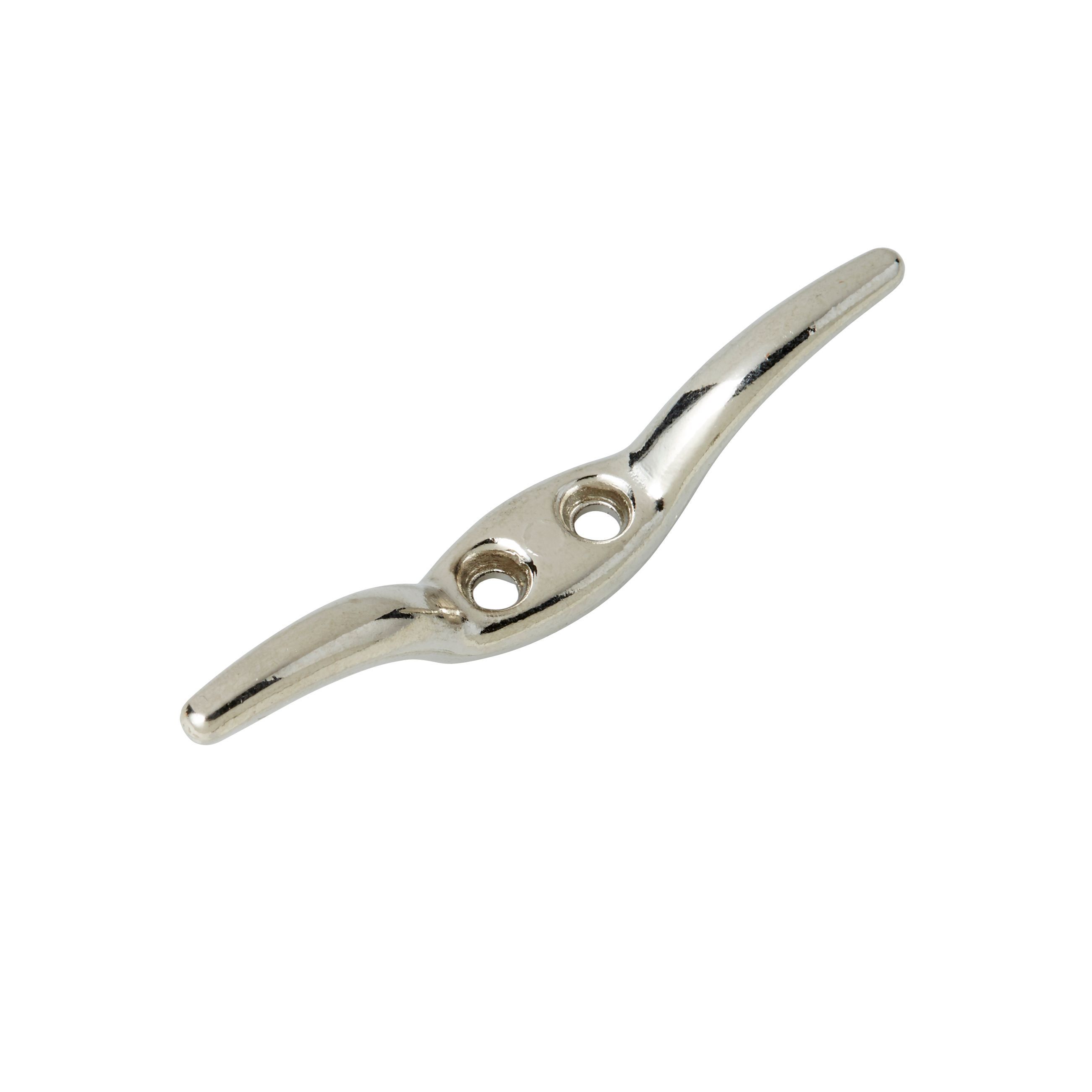 Diall Nickel-plated Zinc alloy Cleat hook (L)66mm