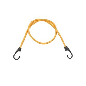 Diall Orange Bungee cord with hooks (Dia)10mm (L)1m, Pack of 2