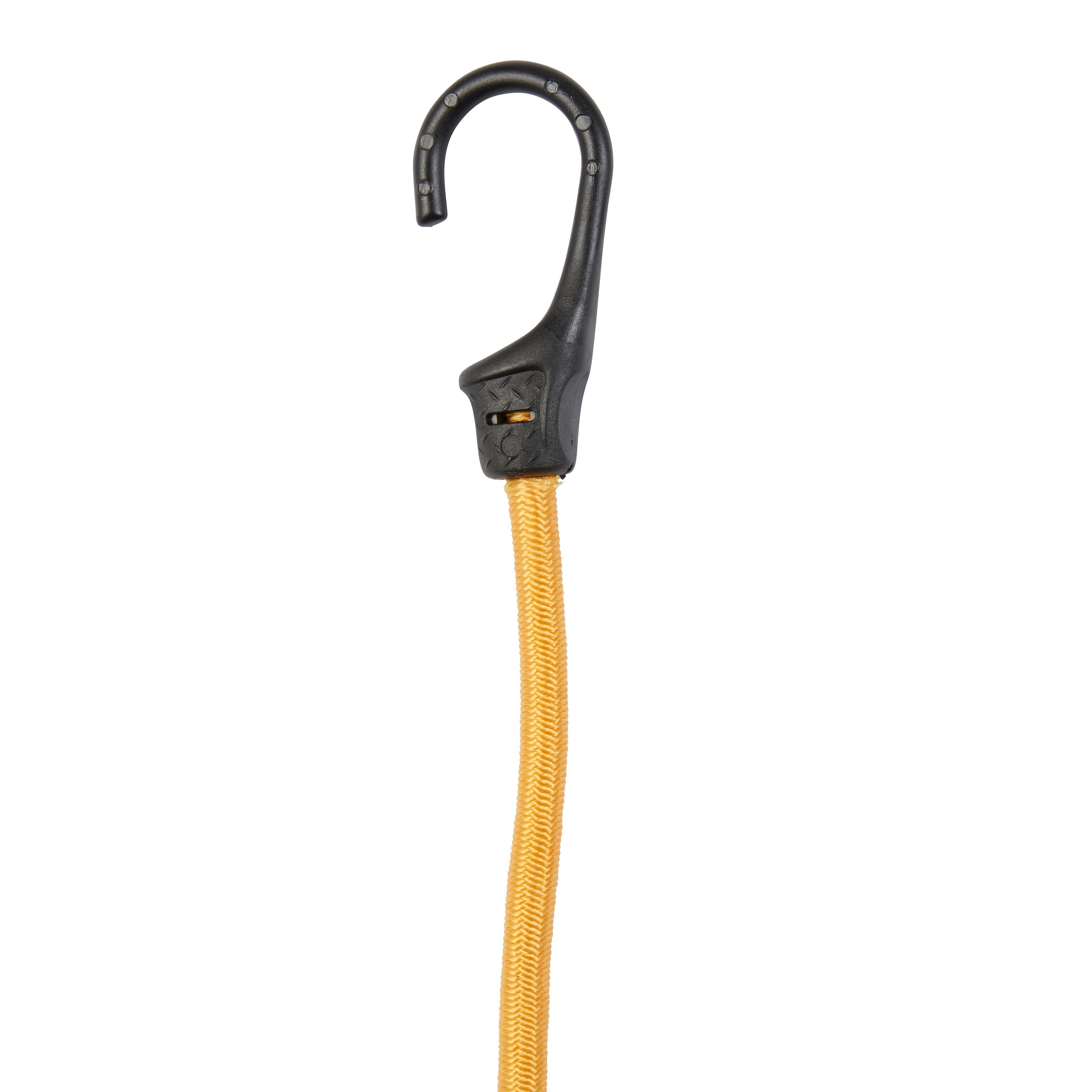 Diall Orange Bungee cord with hooks (Dia)10mm (L)1m, Pack of 2