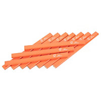 Diall Orange HB Carpenter Pencil, Pack of 10