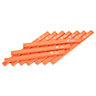 Diall Orange HB Carpenter Pencil, Pack of 10