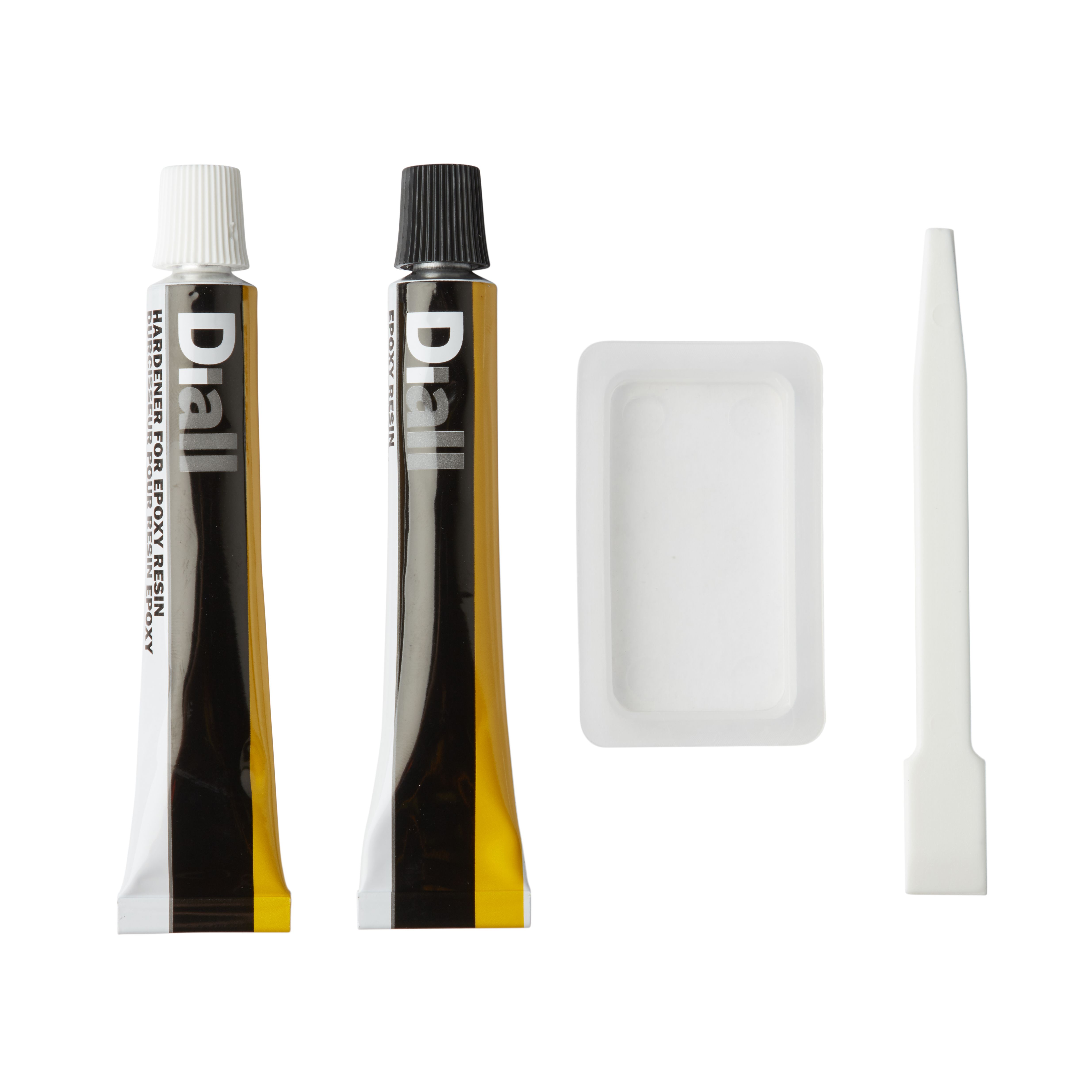 Diall Pale yellow 2-part adhesive 35g | DIY at B&Q