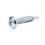 Diall Phillips Pan head Zinc-plated Carbon steel (C1022) Self-drilling screw (Dia)4.8mm (L)25mm, Pack of 25