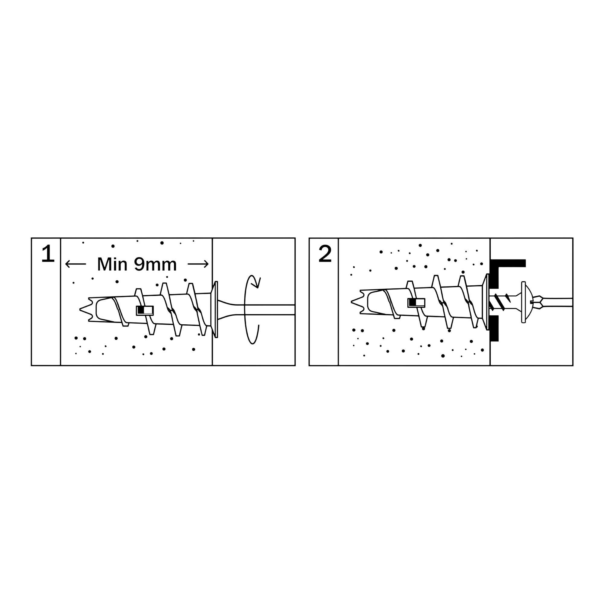 Diall Plasterboard fixing (Dia)13mm (L)32mm, Pack of 100