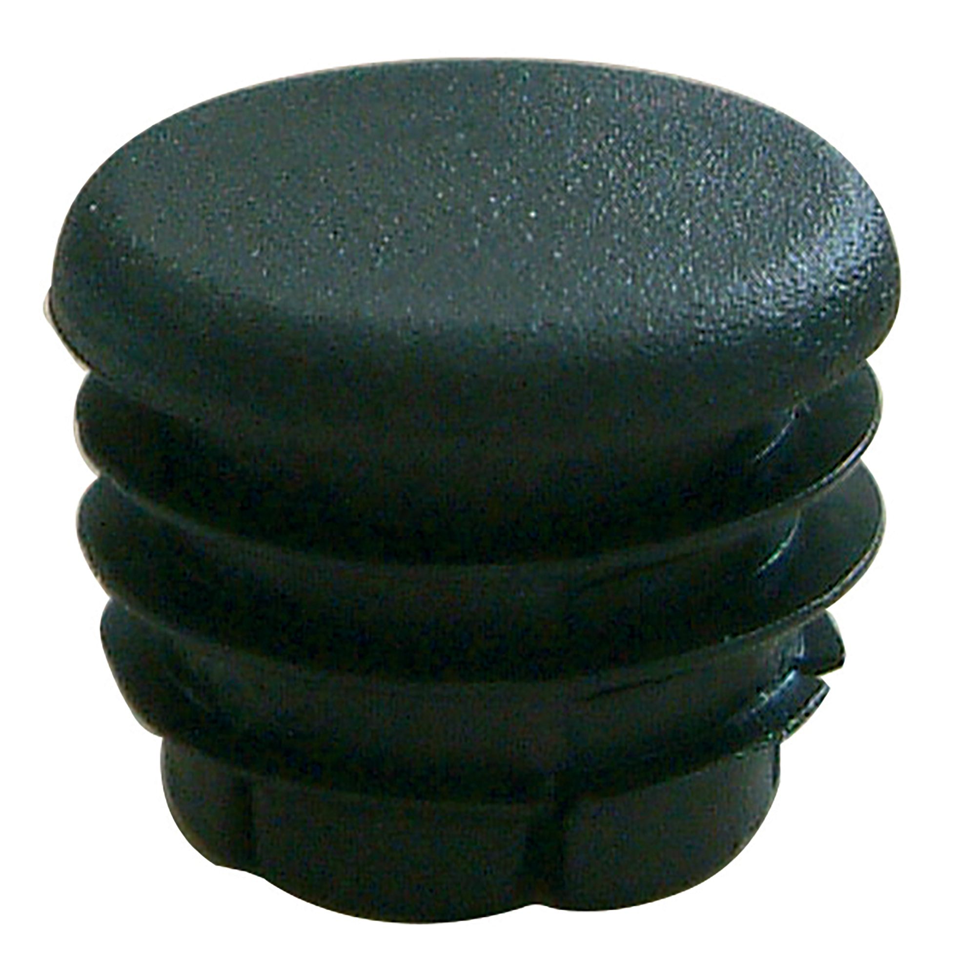 Diall Polyvinyl chloride (PVC) Round End cap, Pack of 10