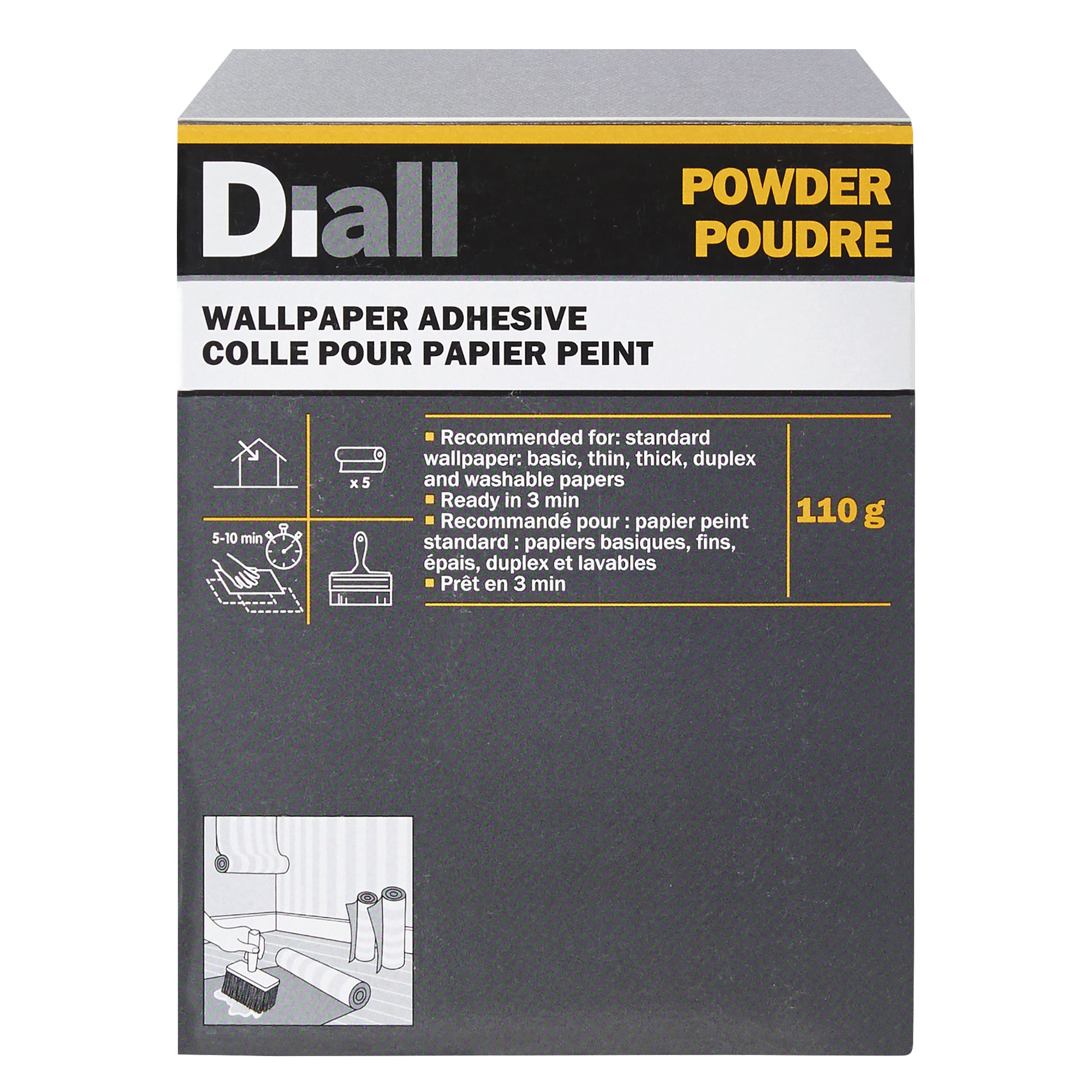 Diall Powder Wallpaper Adhesive 110g DIY at B&Q