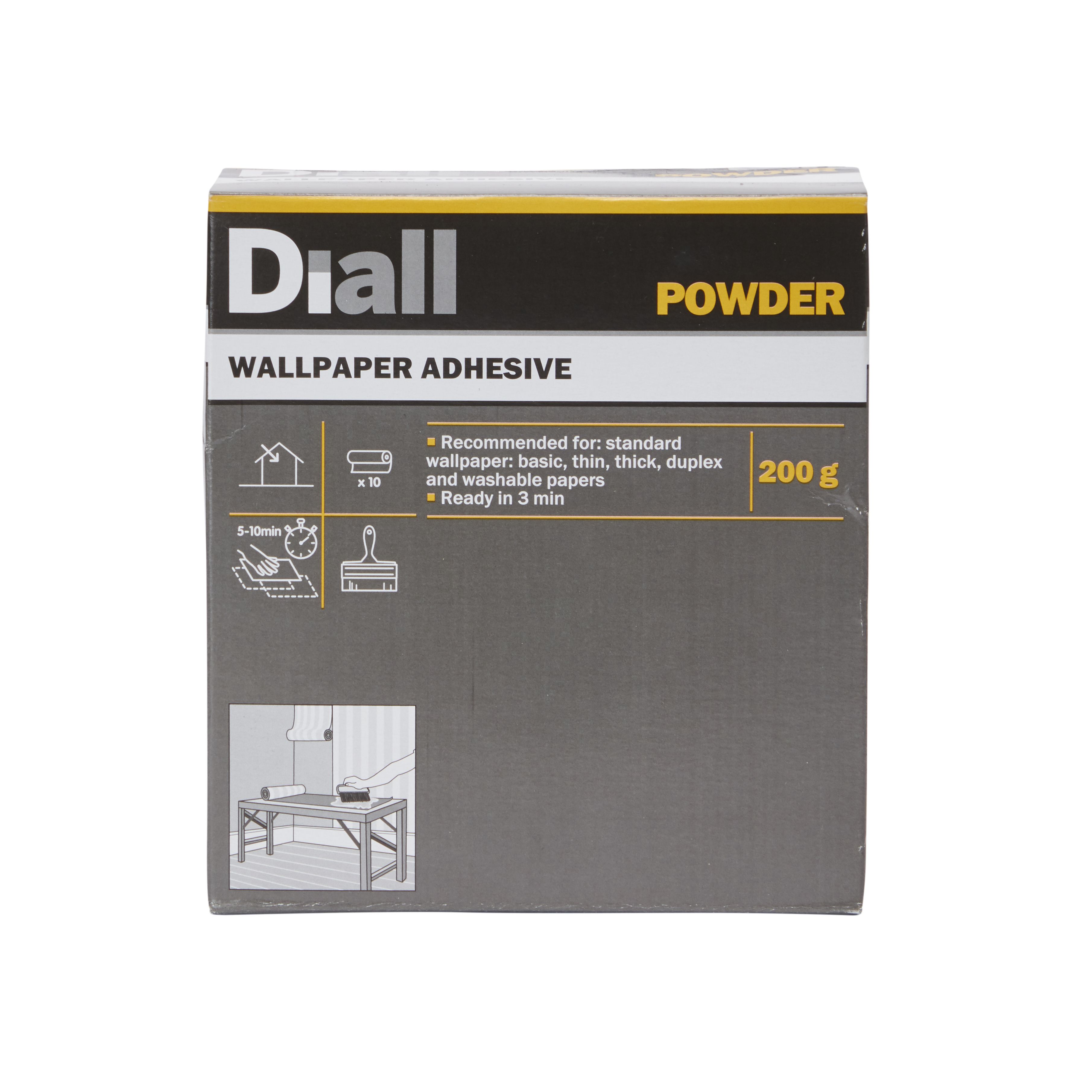 Diall Powder Wallpaper Adhesive 200g at B&Q