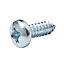 Diall Pozidriv Pan head Zinc-plated Carbon steel Screw (Dia)6.3mm (L)19mm, Pack of 25