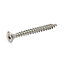 Diall Pozidriv Stainless steel Screw (Dia)4.5mm (L)45mm, Pack of 20