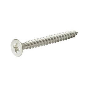 Diall Pozidriv Stainless steel Screw (Dia)4mm (L)50mm, Pack of 20