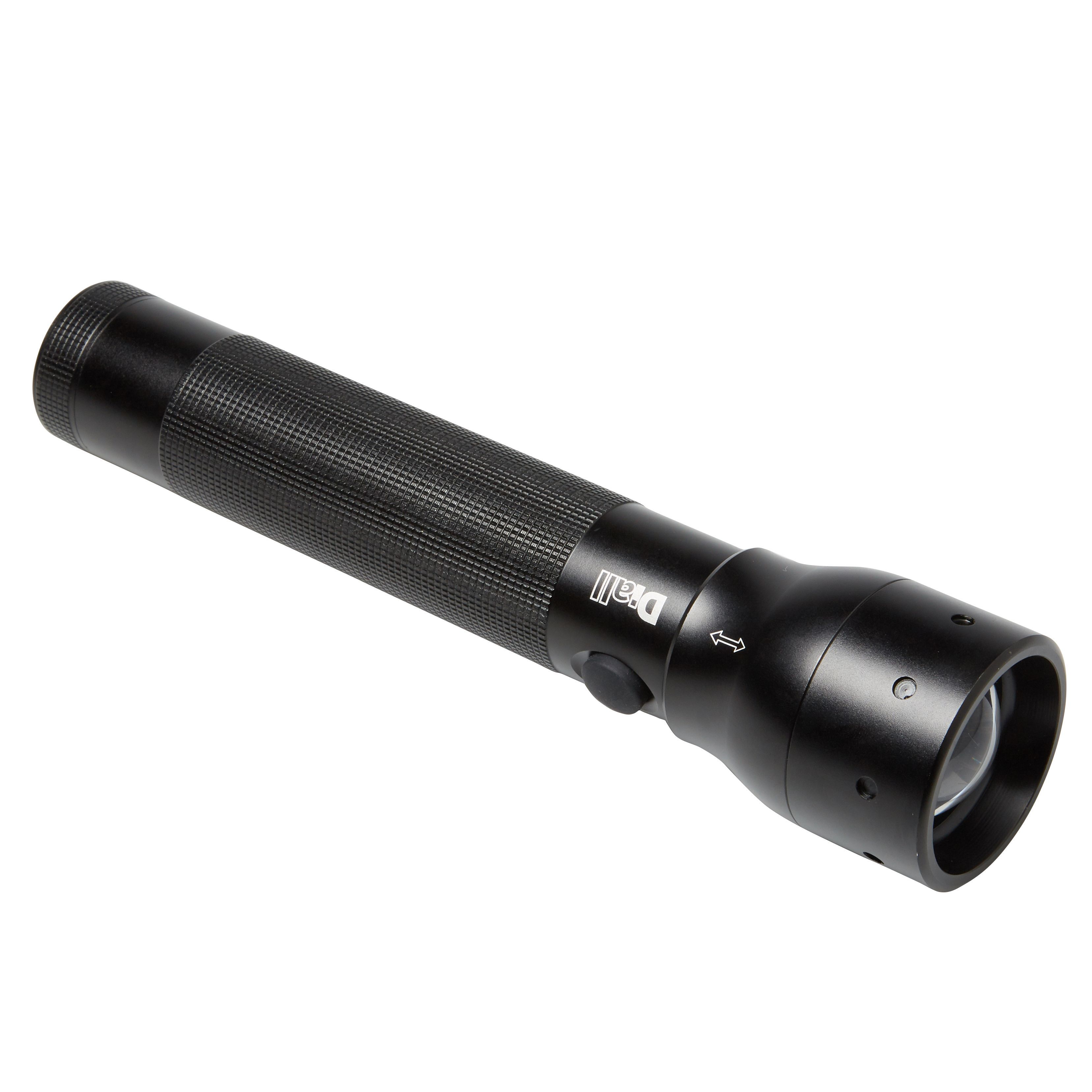 Diall Pro Black 300lm LED Battery-powered Torch
