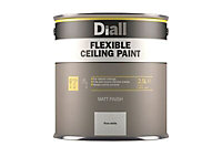 Diall Pure white Matt Emulsion paint, 2.5L