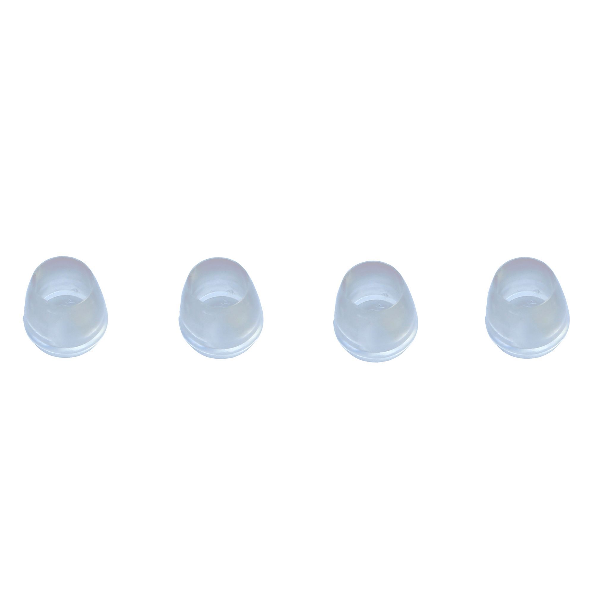 Diall PVC Leg tip (Dia)12mm, Pack of 4