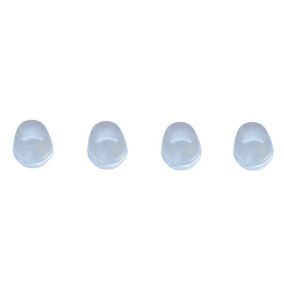 Diall PVC Leg tip (Dia)16mm, Pack of 4