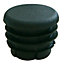 Diall PVC Round End cap (Dia)16mm, Pack of 10