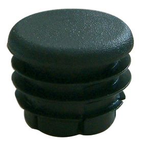 Diall PVC Round End cap (Dia)16mm, Pack of 10