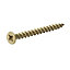 Diall PZ Carbon steel Multipurpose screw (Dia)5mm (L)75mm, Pack of 250