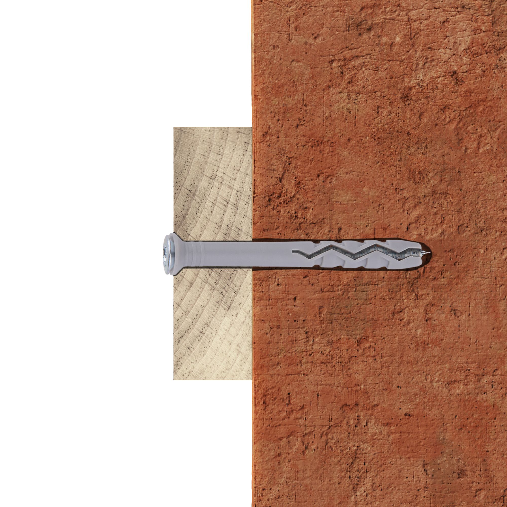Diall PZ Countersunk Hammer fixing (Dia)10mm (L)100mm, Pack of 10
