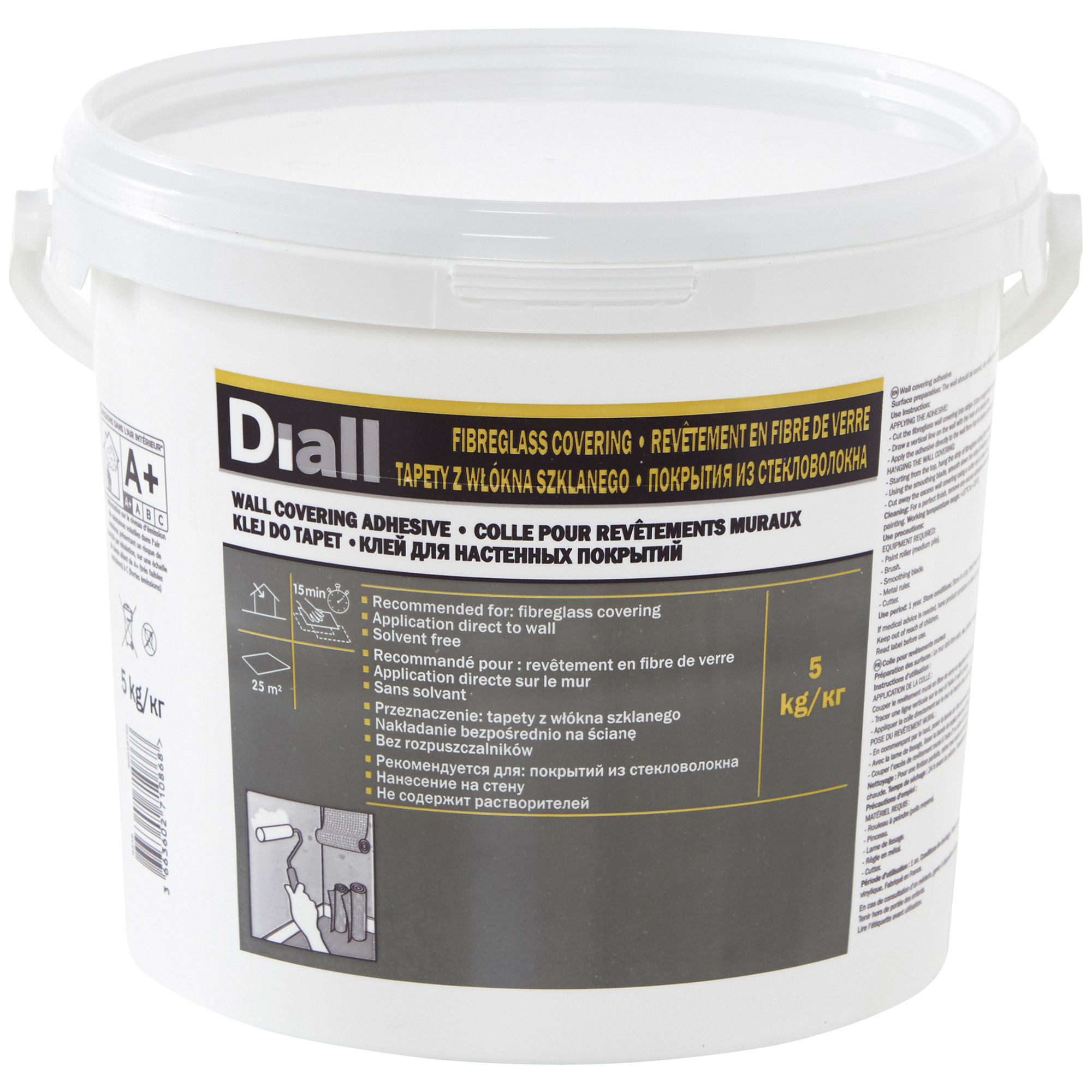 Diall Ready mixed Wall covering Adhesive 5kg