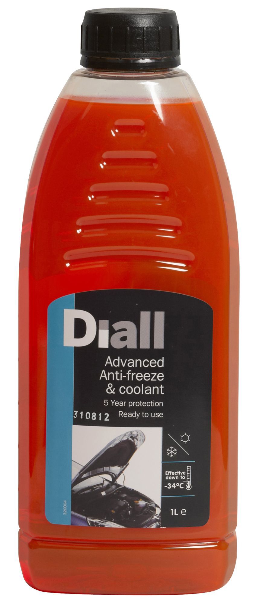 Diall Red Anti-freeze & coolant, 1L Bottle