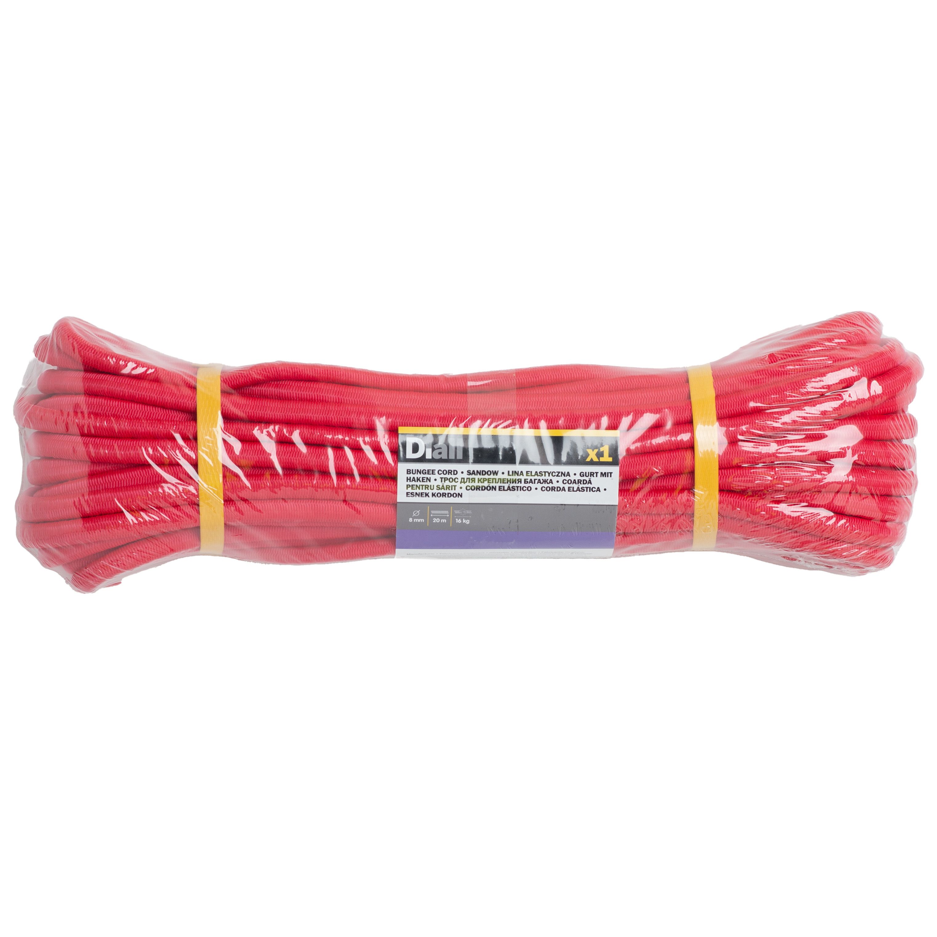 Fleming Supply 12 Bungee Cords, 10 Pack - Red and Yellow