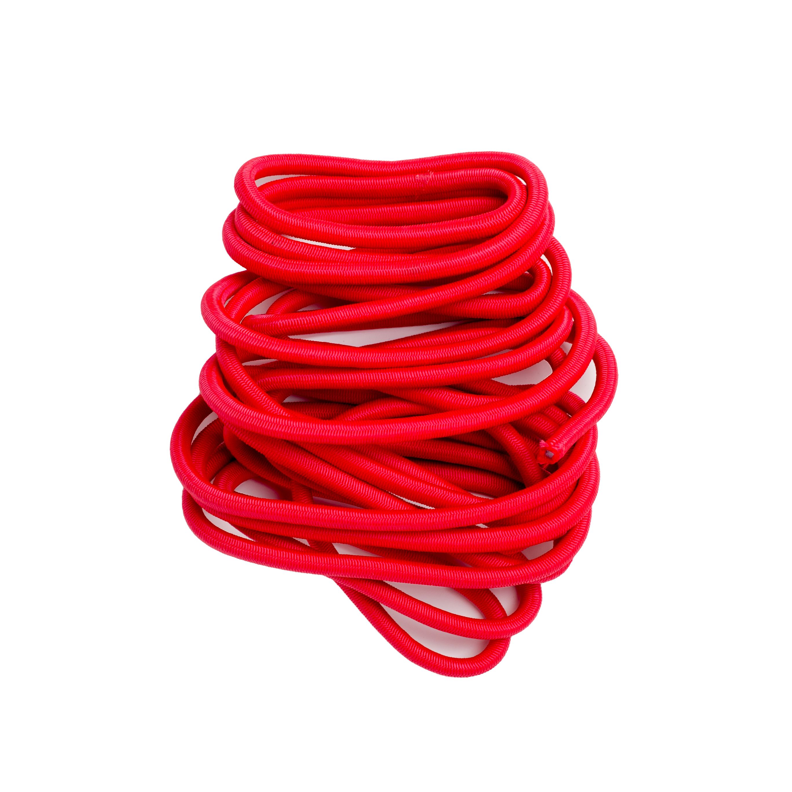 Red bungee cord shop by the foot