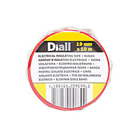 Diall Red Electrical Tape (L)10m (W)19mm