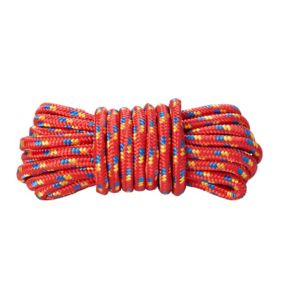 Diall Red Polypropylene Braided rope, (L)7.5m (Dia)9mm