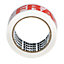Diall Red & white Packing Tape (L)66m (W)50mm