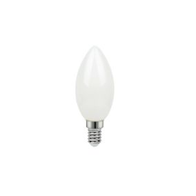 Diall Relax & Work E14 4.6W 470lm Candle Warm white & neutral white LED Filament Light bulb
