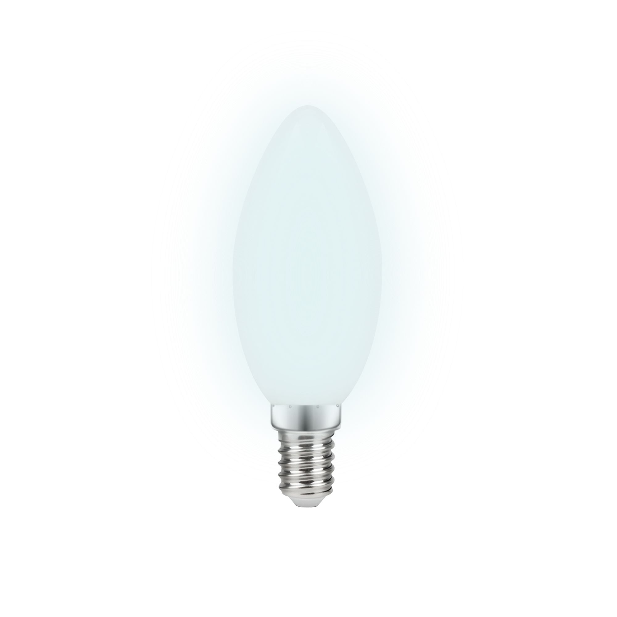 Diall Relax & Work E14 4.6W 470lm Candle Warm white & neutral white LED Filament Light bulb