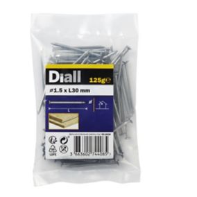 Diall Round wire nail (L)30mm (Dia)1.5mm 125g