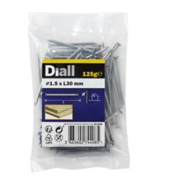 Diall Round wire nail (L)30mm (Dia)1.5mm, Pack