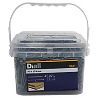 Diall Round wire nail (L)70mm (Dia)3mm, Pack