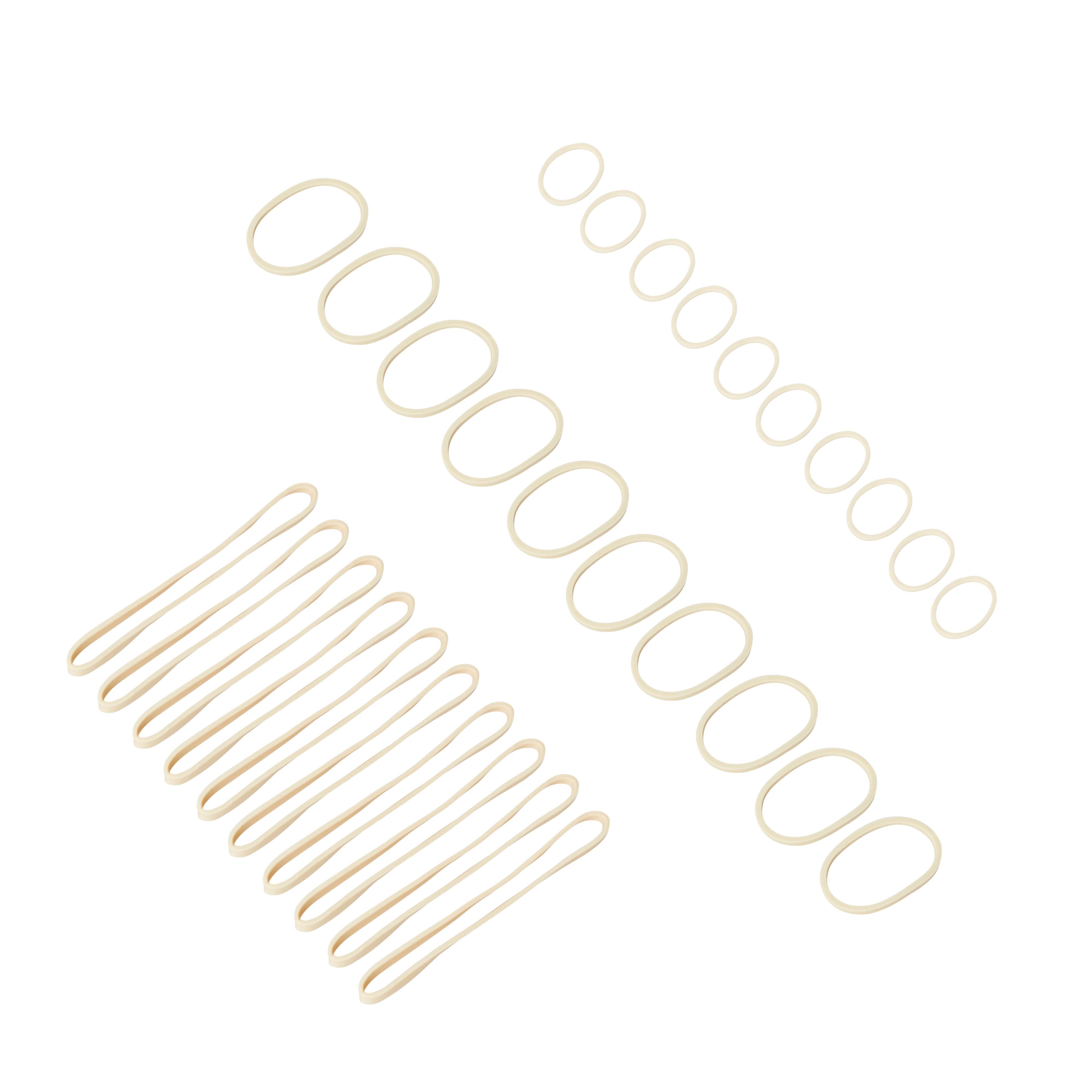 Diall Rubber Elastic bands, Pack of 30