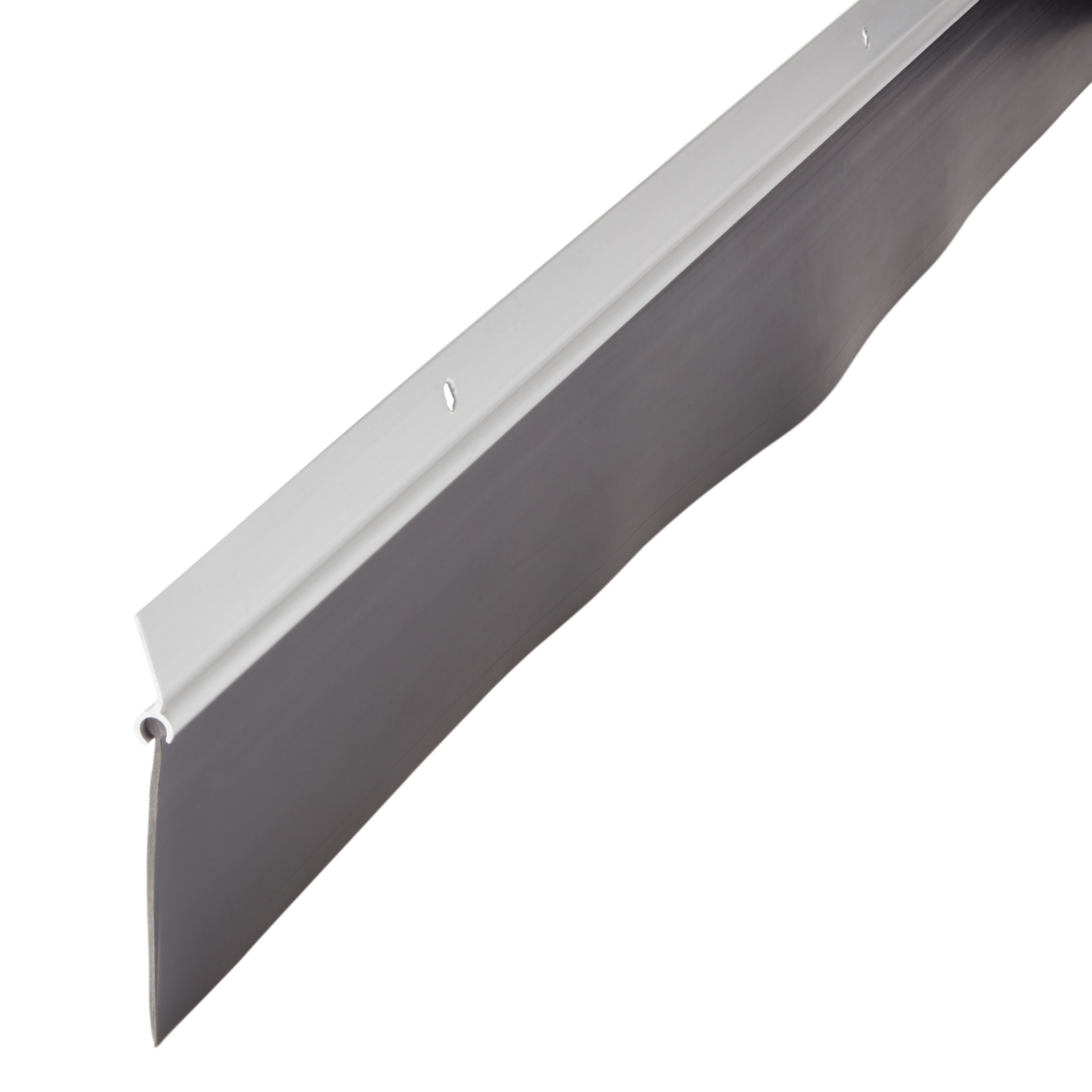 Diall Silver effect Not self-adhesive Garage Draught seal (L)2.5m (W)70mm (T)6mm