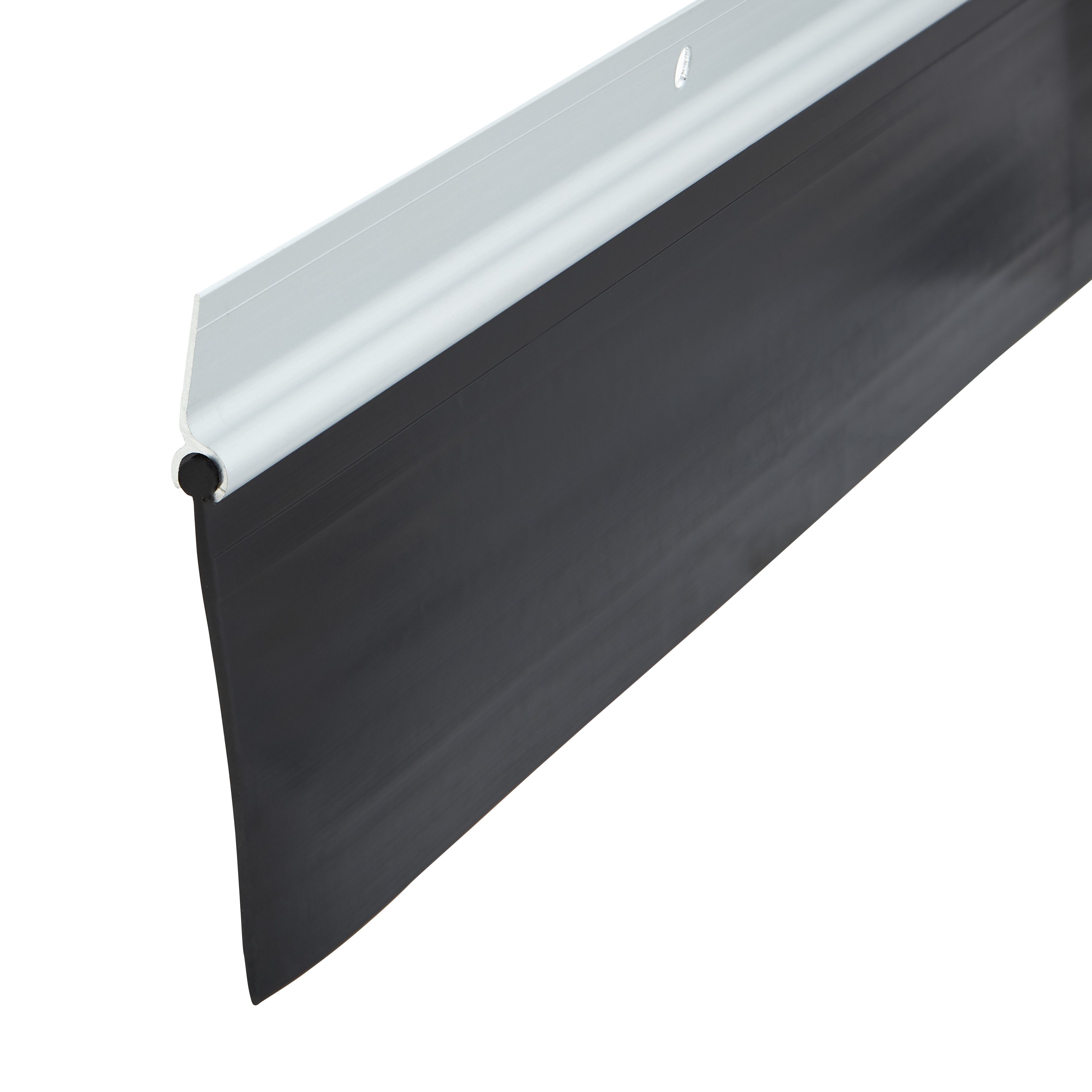 Diall Silver effect Not self-adhesive Garage Draught seal (L)2.5m (W)70mm (T)6mm