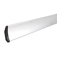 Diall Silver PVC Rain deflector, (L)1000mm