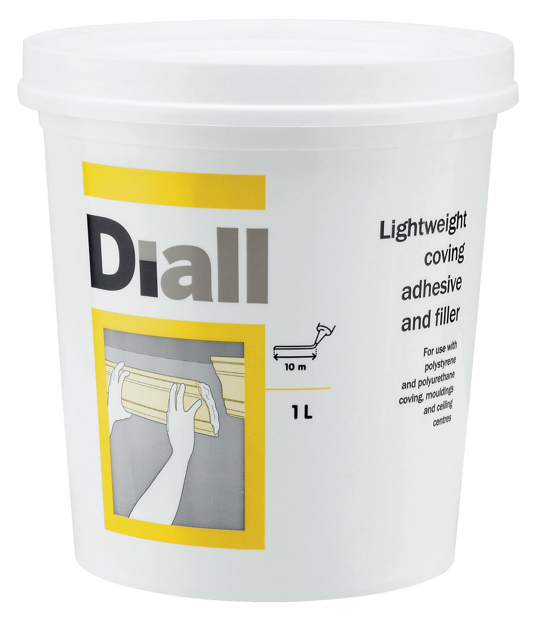 Buy Diall Solventfree Coving Adhesive & filler 1L DIY at B&Q