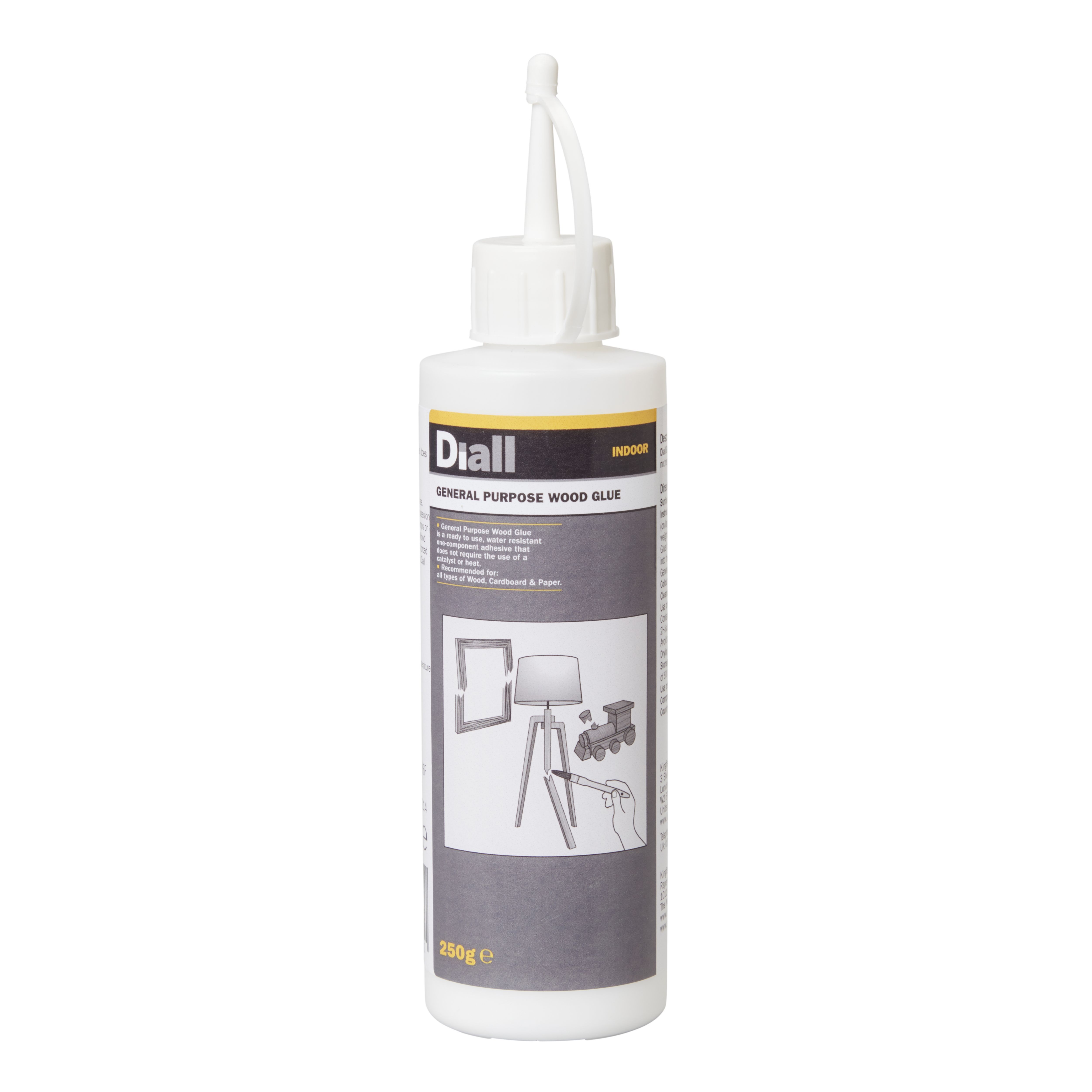 Diall Solventfree Wood glue, 250ml DIY at B&Q