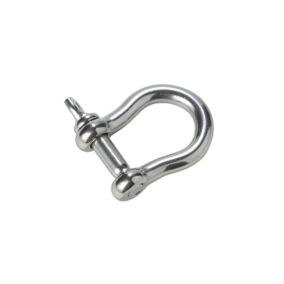 Diall Stainless steel D-shackle (Dia)10mm