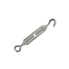 Diall Stainless steel Hook & eye Turnbuckle, (Dia)5mm (Max)75kg