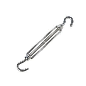 Diall Stainless steel Hook & hook Turnbuckle, (Dia)6mm (Max)100kg