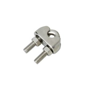 Diall Stainless steel Wire rope clamp (L)90mm