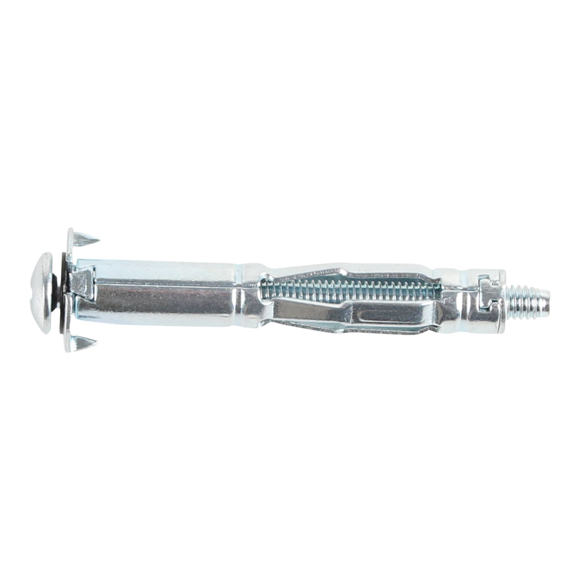 Diall Steel Button Hollow wall anchor M4 (L)46mm, Pack of 10
