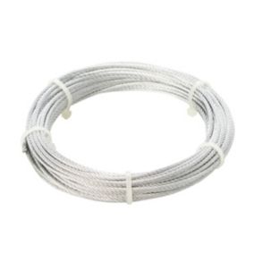 Diall Steel Cable, (L)10m (Dia)5mm, 850g